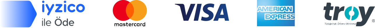 iyzico ile öde · Visa · Mastercard